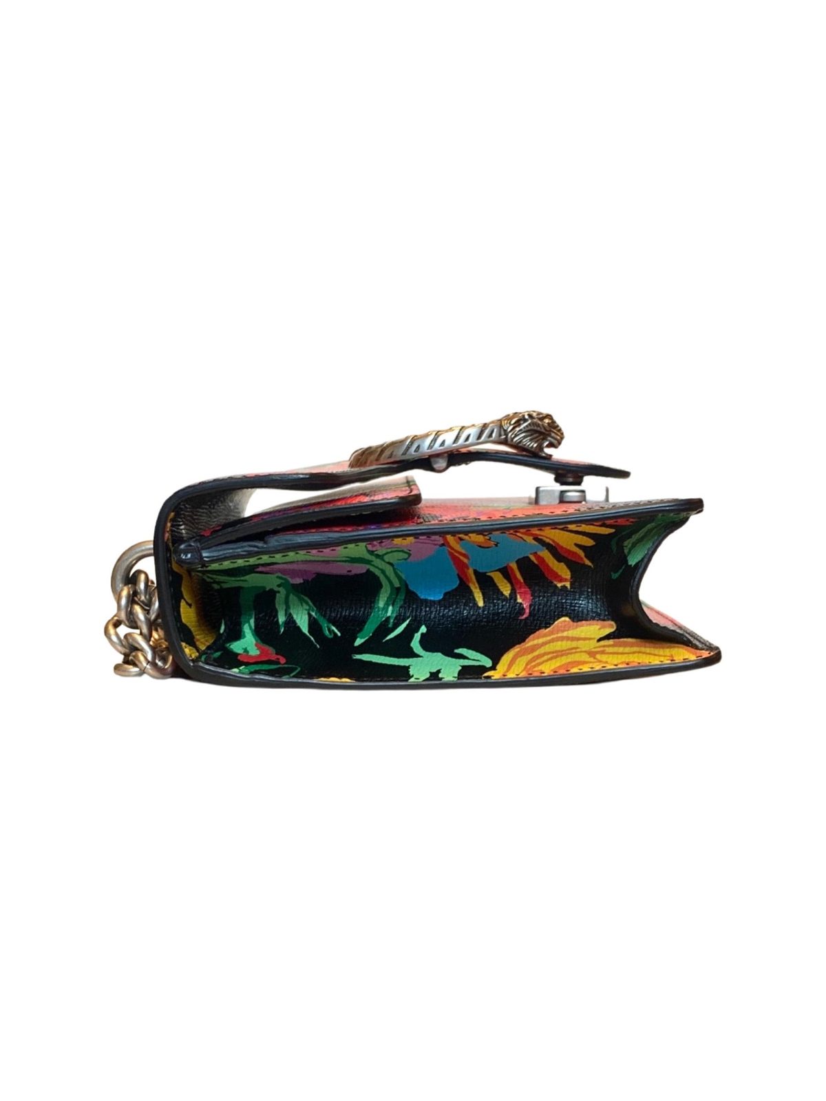 Gucci x Ken Scott Dionysus Small Shoulder Bag Floral Print Leather