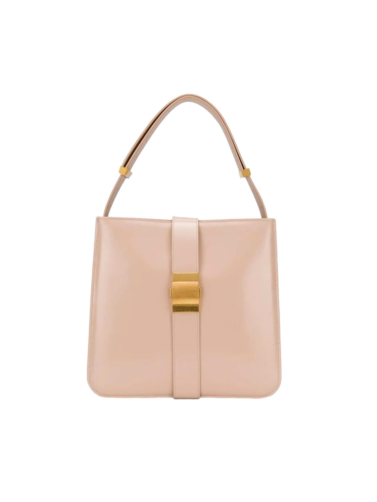 Bottega Veneta Marie Nude Blush Leather Shoulder Bag