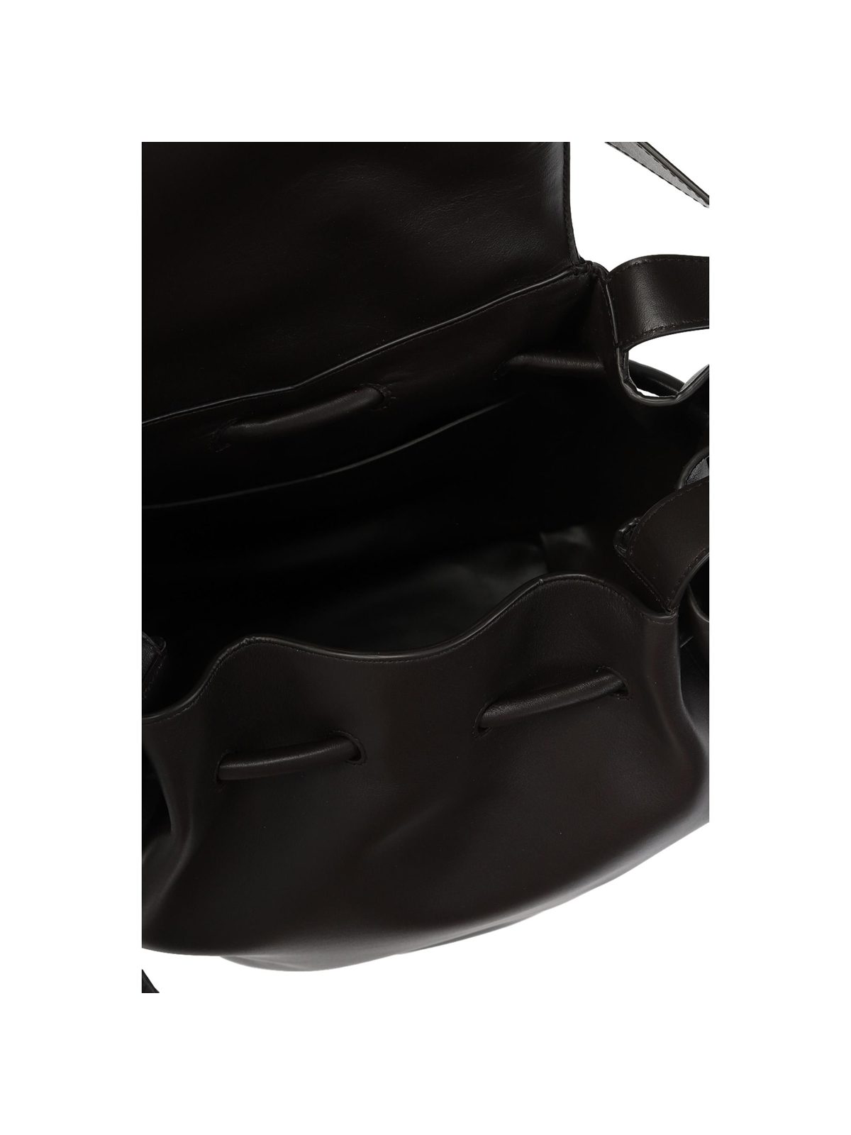 Bottega Veneta Beak Large Black Nappa Leather Shoulder Bag