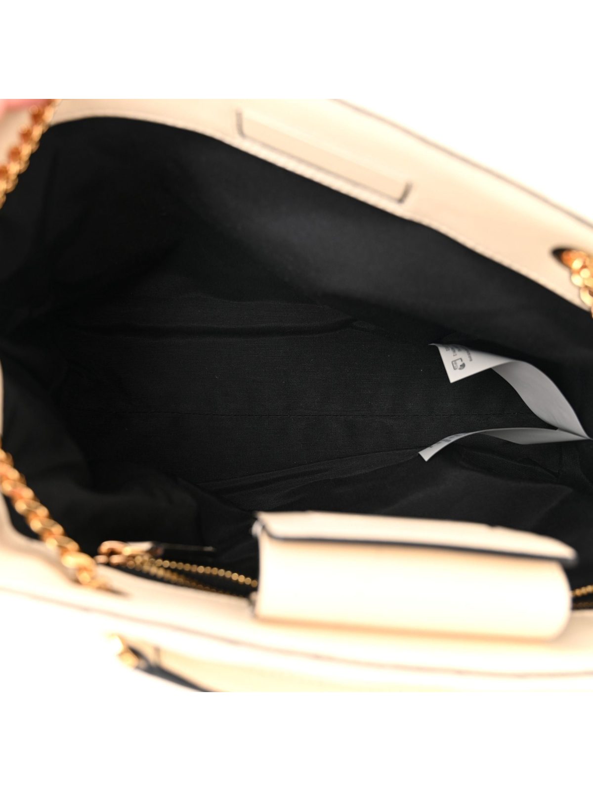 Versace La Medusa Nappa Quilted Beige Leather Large Tote Bag
