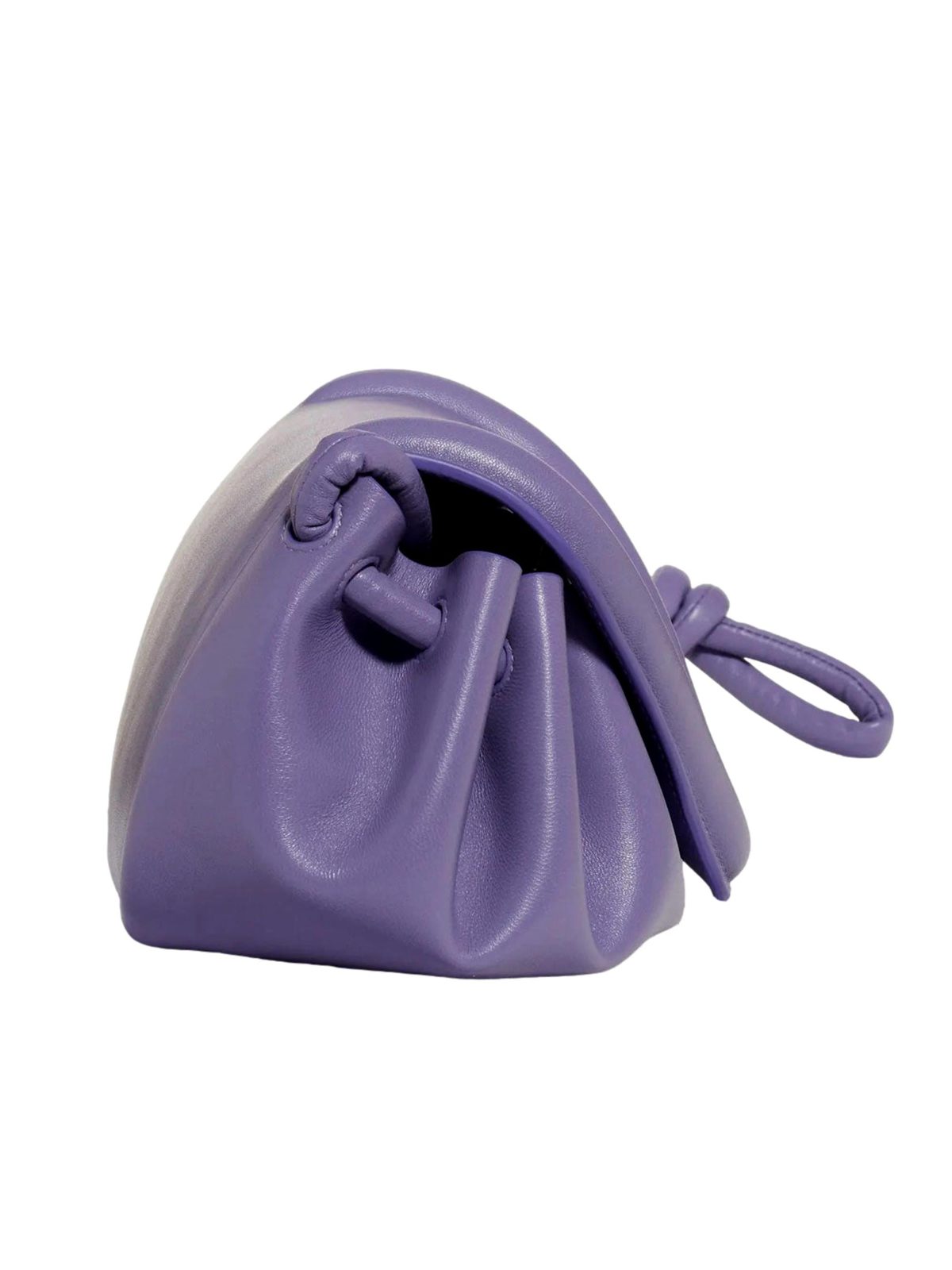 Bottega Veneta Beak Small Lavender Nappa Crossbody Bag