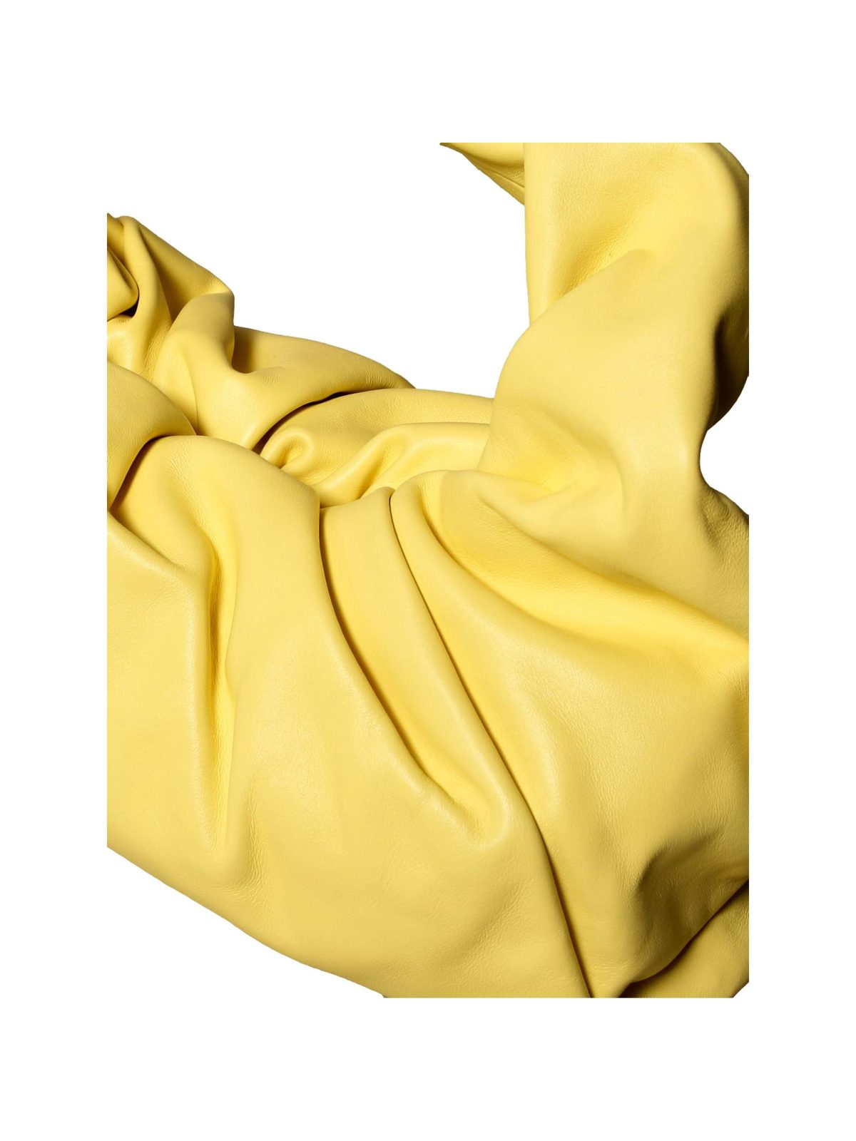 Bottega Veneta Shoulder Pouch Sherbet Yellow Nappa Leather Bag