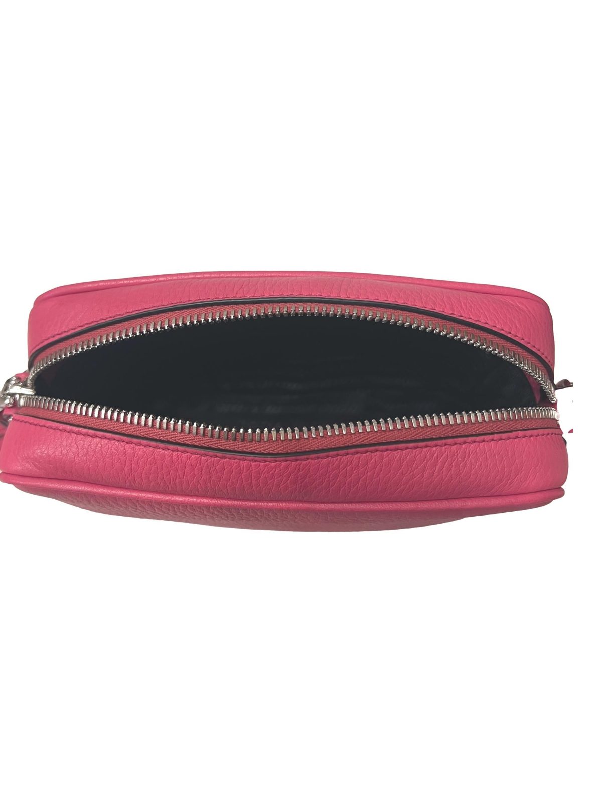 Prada Vitello Phenix Pink Leather Small Camera Crossbody Bag