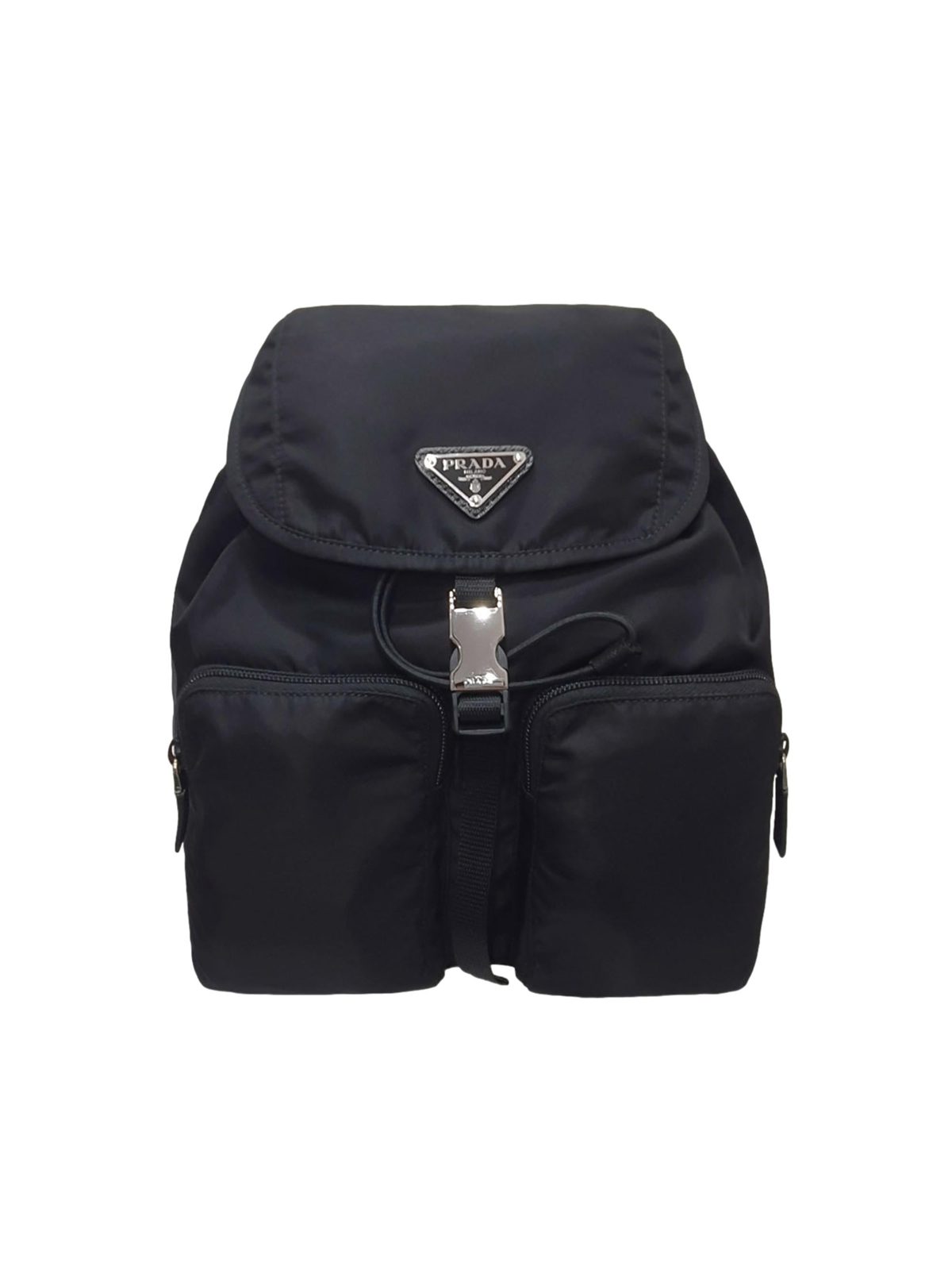 Prada Re-Nylon Black Drawstring Small Rucksack Backpack