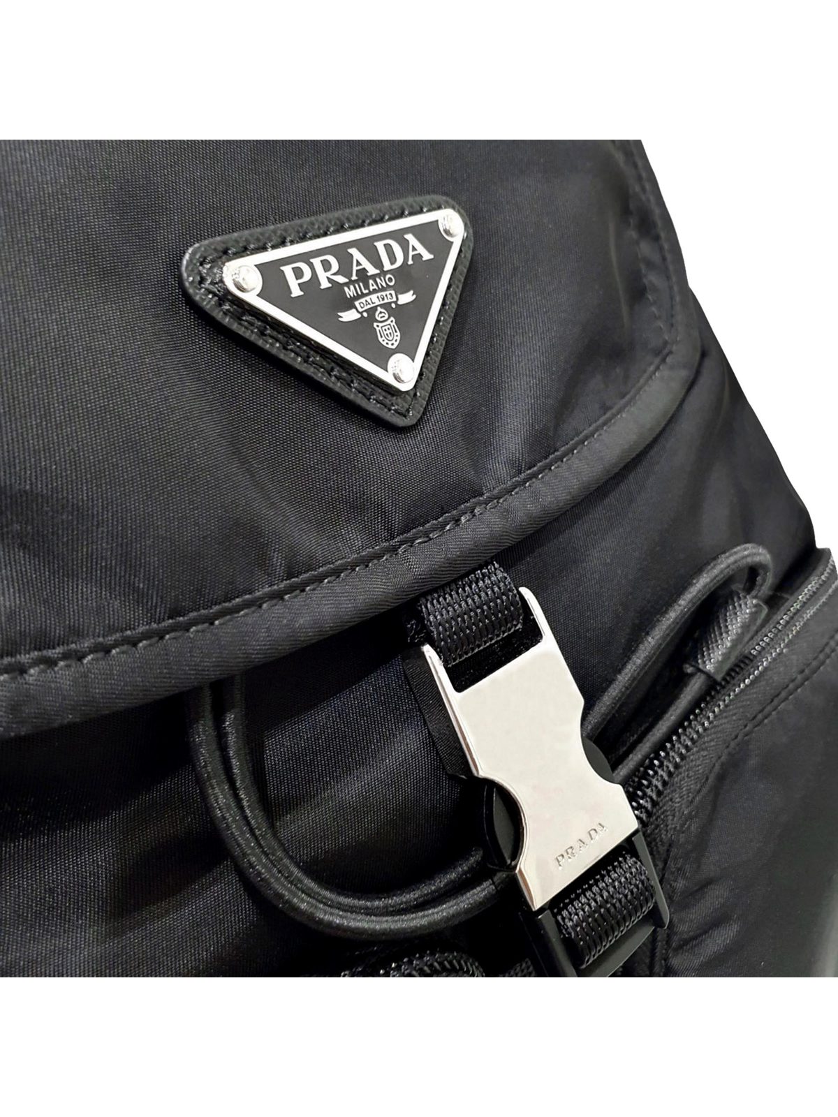 Prada Re-Nylon Black Drawstring Small Rucksack Backpack