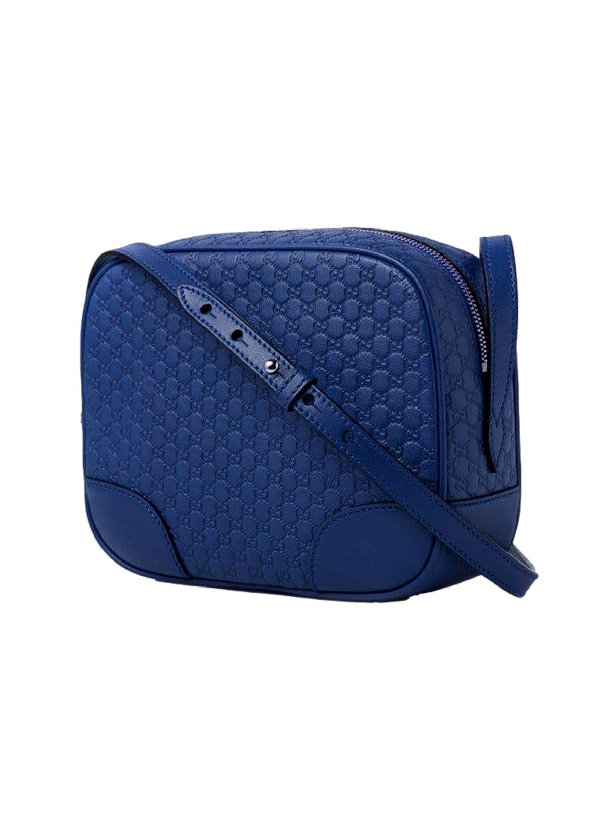 Gucci Bree Microguccissima Leather Crossbody Bag Caspian Blue