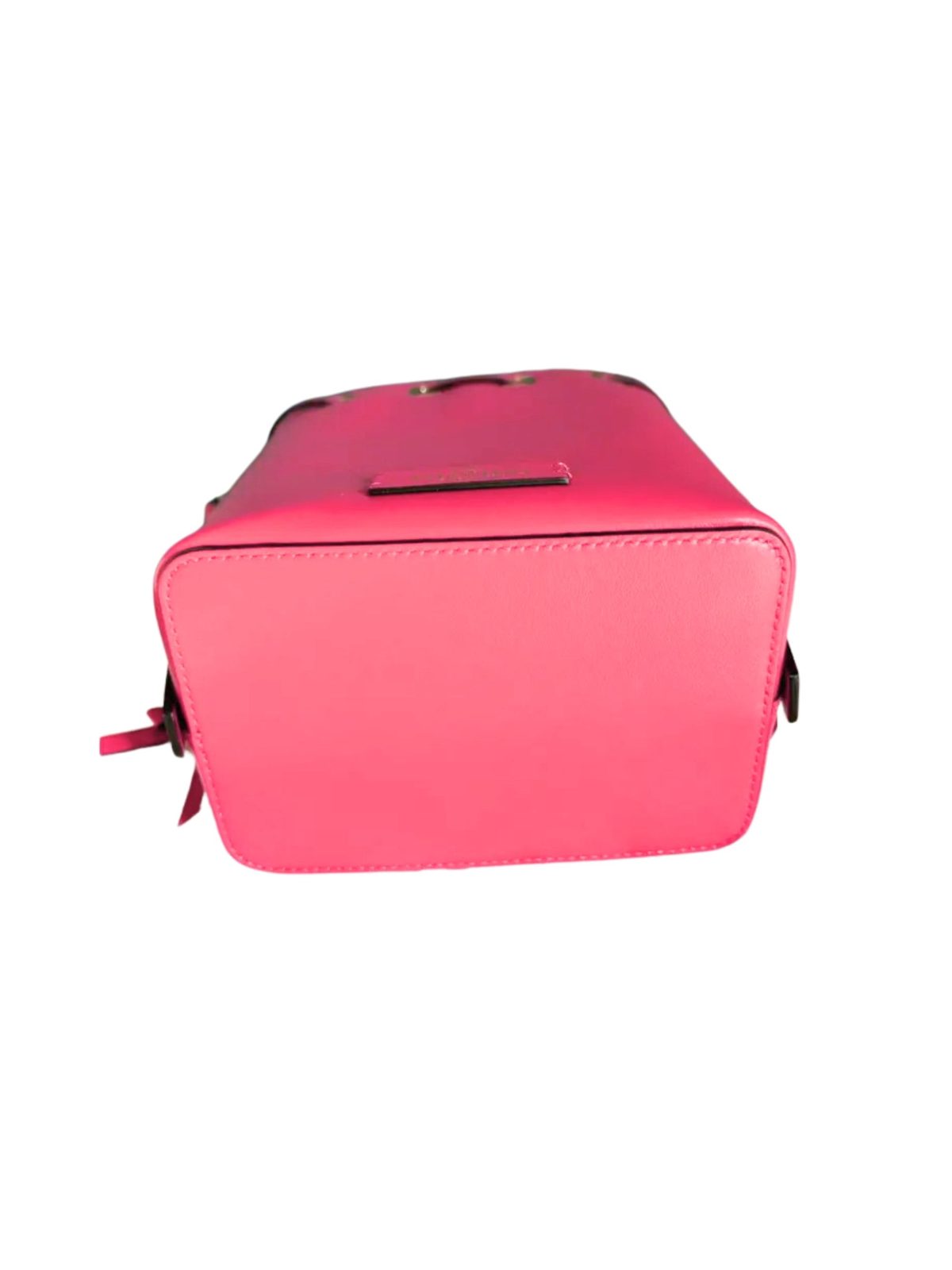 Valentino Garavani VLogo Walk Bucket Bag Pink Calf Leather Crossbody