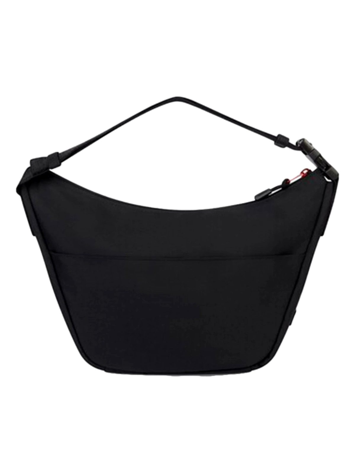 Balenciaga NASA Logo Black Recycled Nylon Sling Crossbody Bag