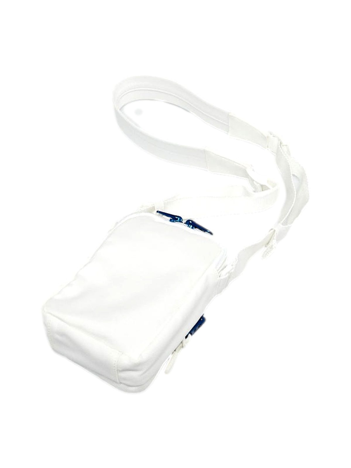 Balenciaga NASA Logo White Nylon Phone Holder Crossbody Bag
