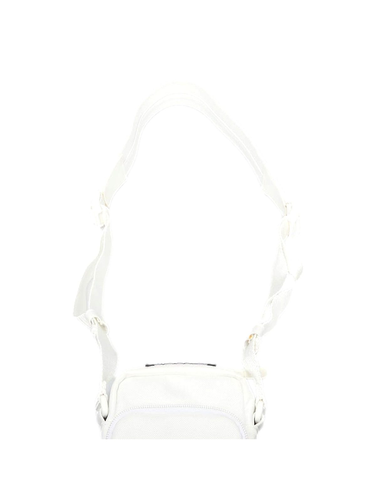 Balenciaga NASA Logo White Nylon Phone Holder Crossbody Bag