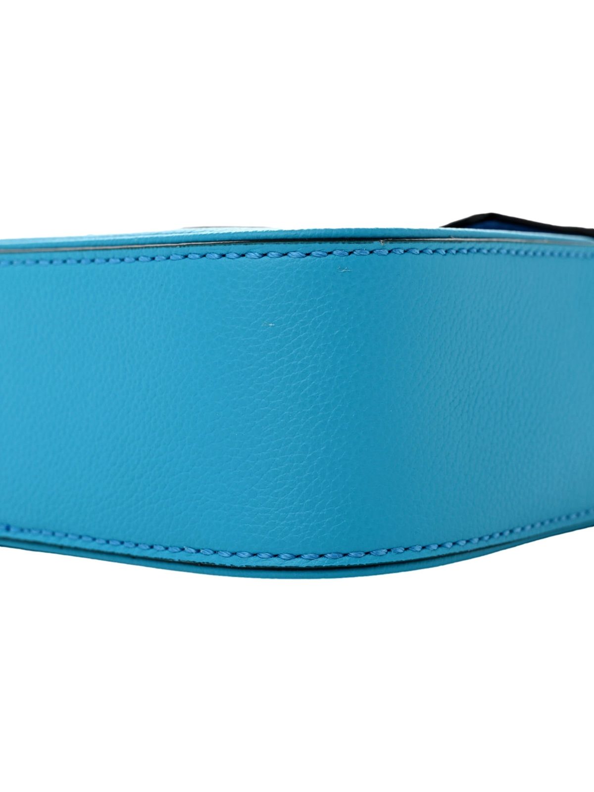 Versace Blue La Medusa Mini Top-Handle Bag Leather Crossbody