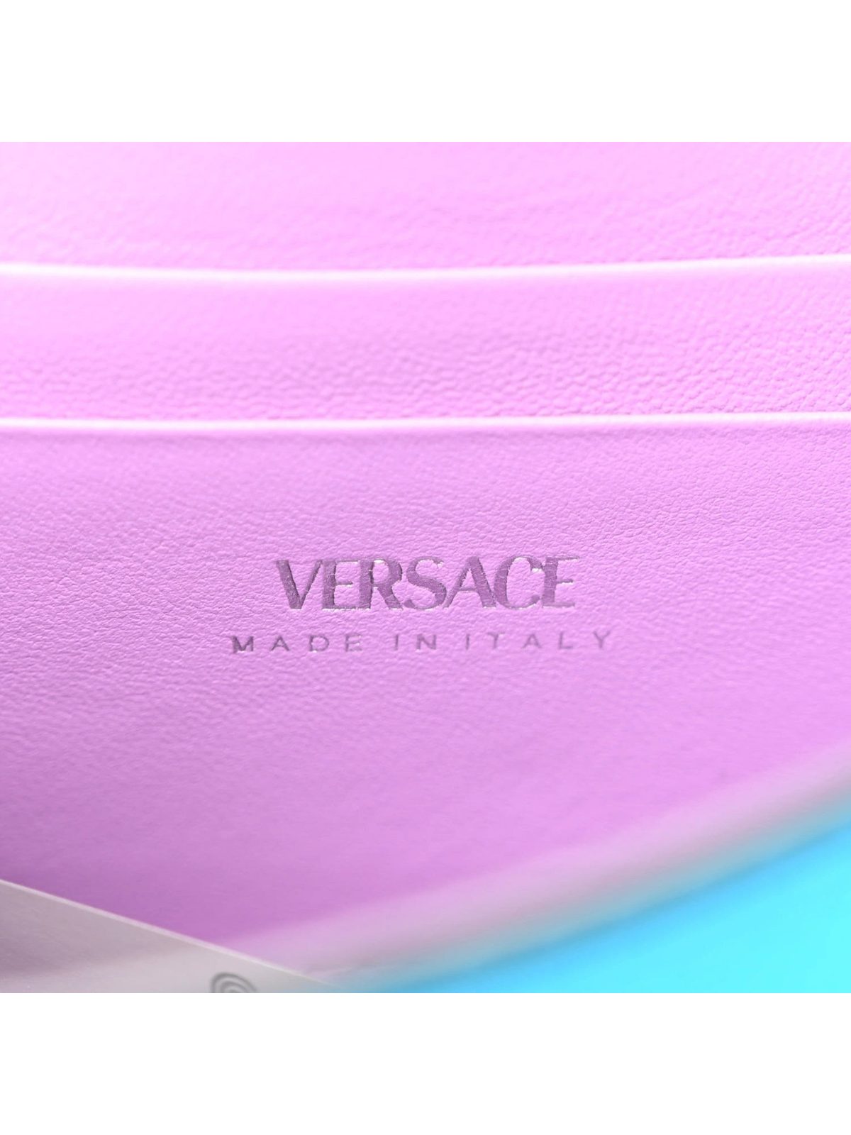 Versace Blue La Medusa Mini Top-Handle Bag Leather Crossbody