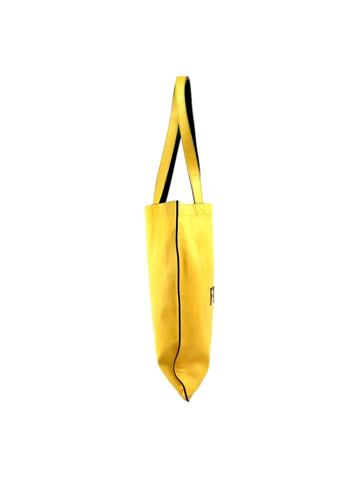 Fendi Pack Large Shopping Tote Yellow Box Leather Bag