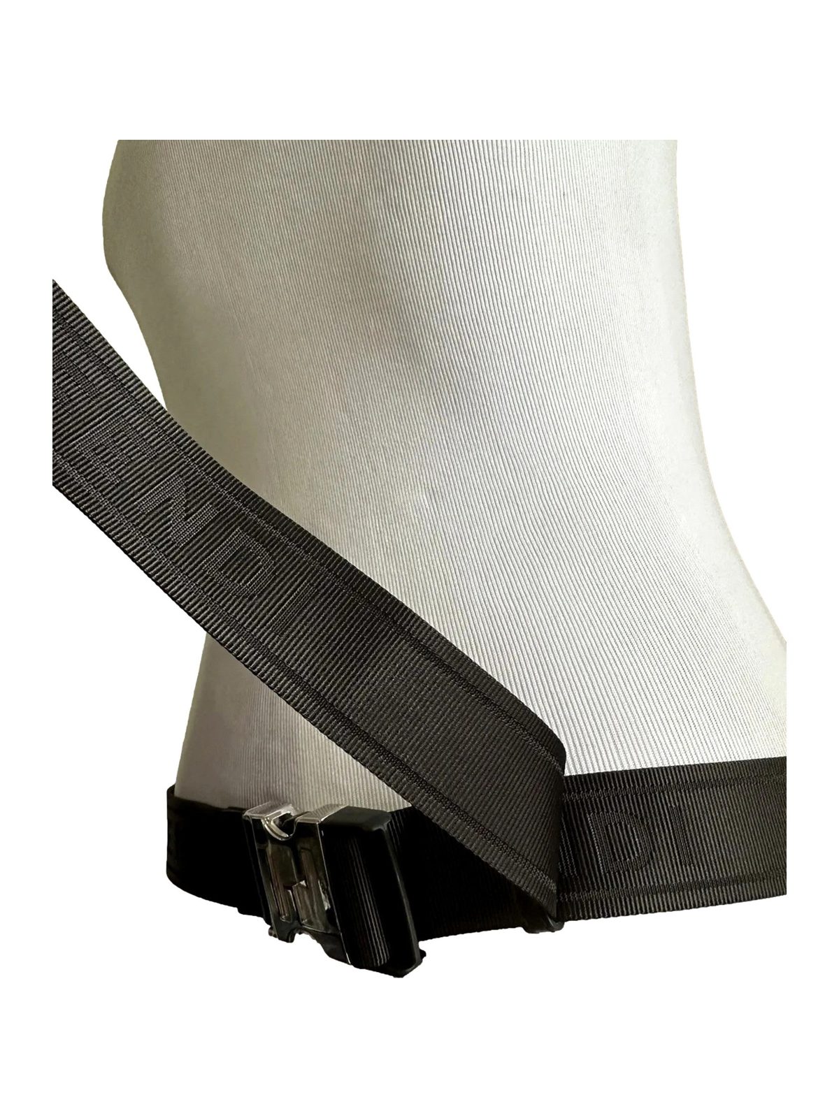 Fendi Roma Fendigraphy Nero and Rosso Leather Belt Bag