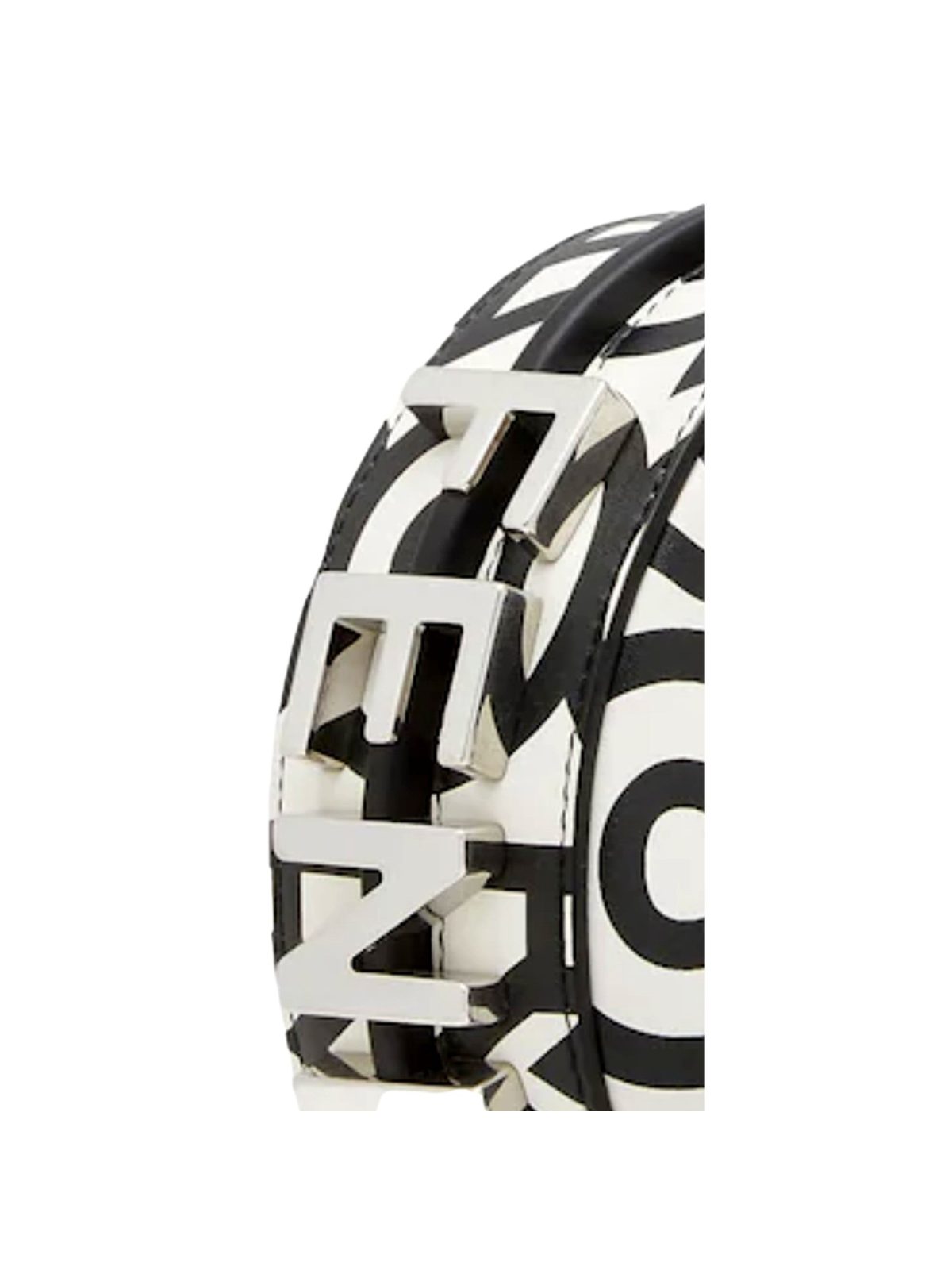 Fendi x Marc Jacobs Fendigraphy Nano Hobo Bag Black White