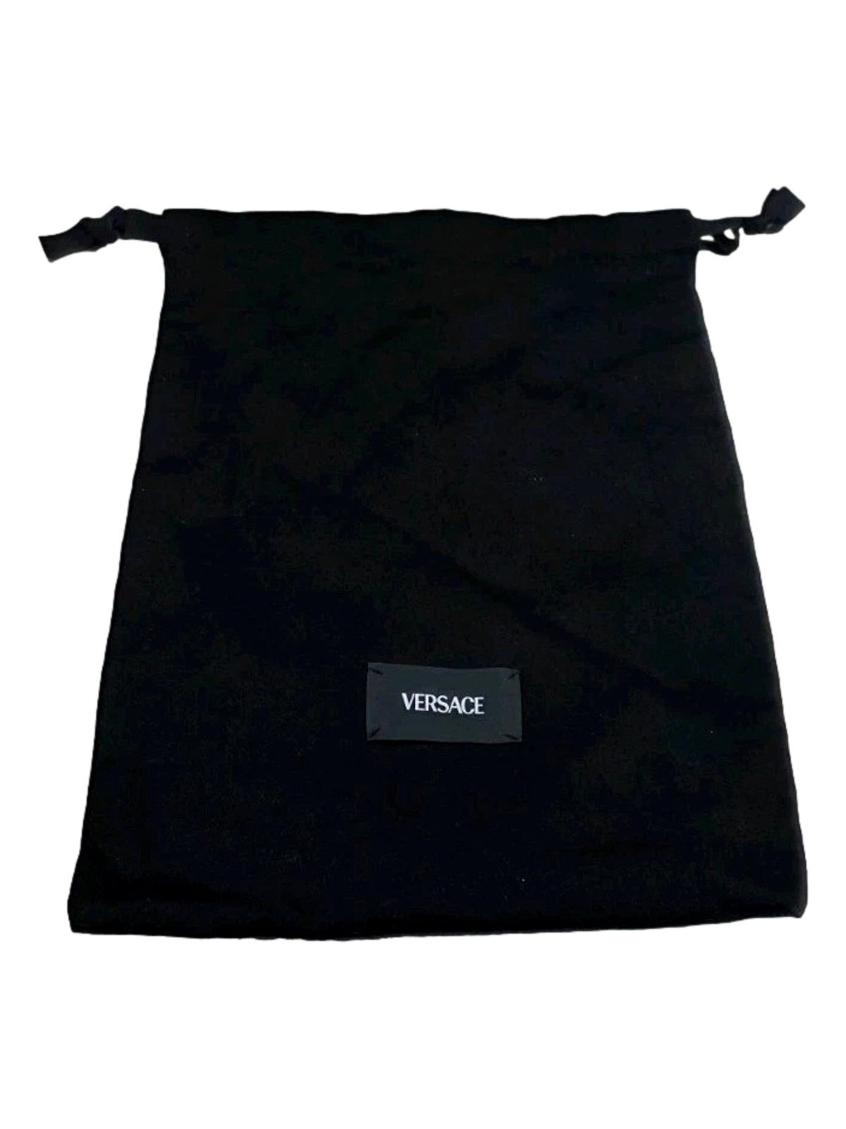 Versace Mini Top Handle Black Vitello Leather Designer Handbag