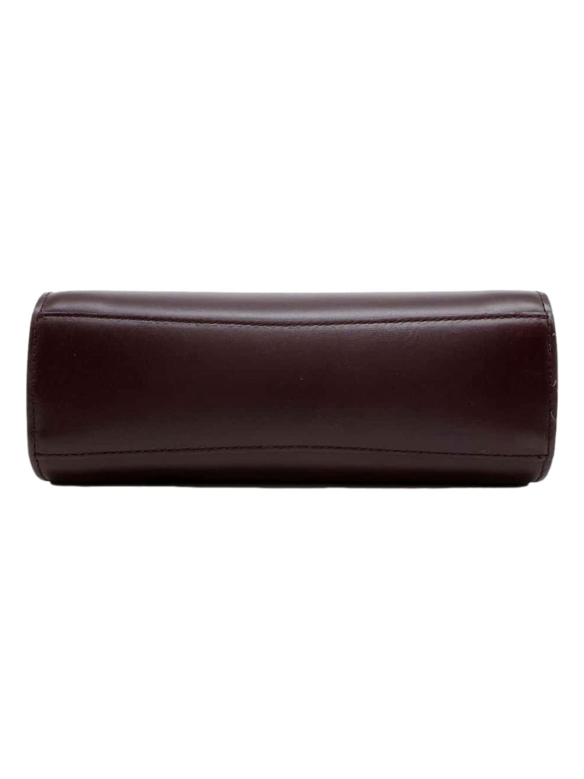 Bottega Veneta The Clip Grape Purple Calfskin Leather Shoulder Crossbody Bag