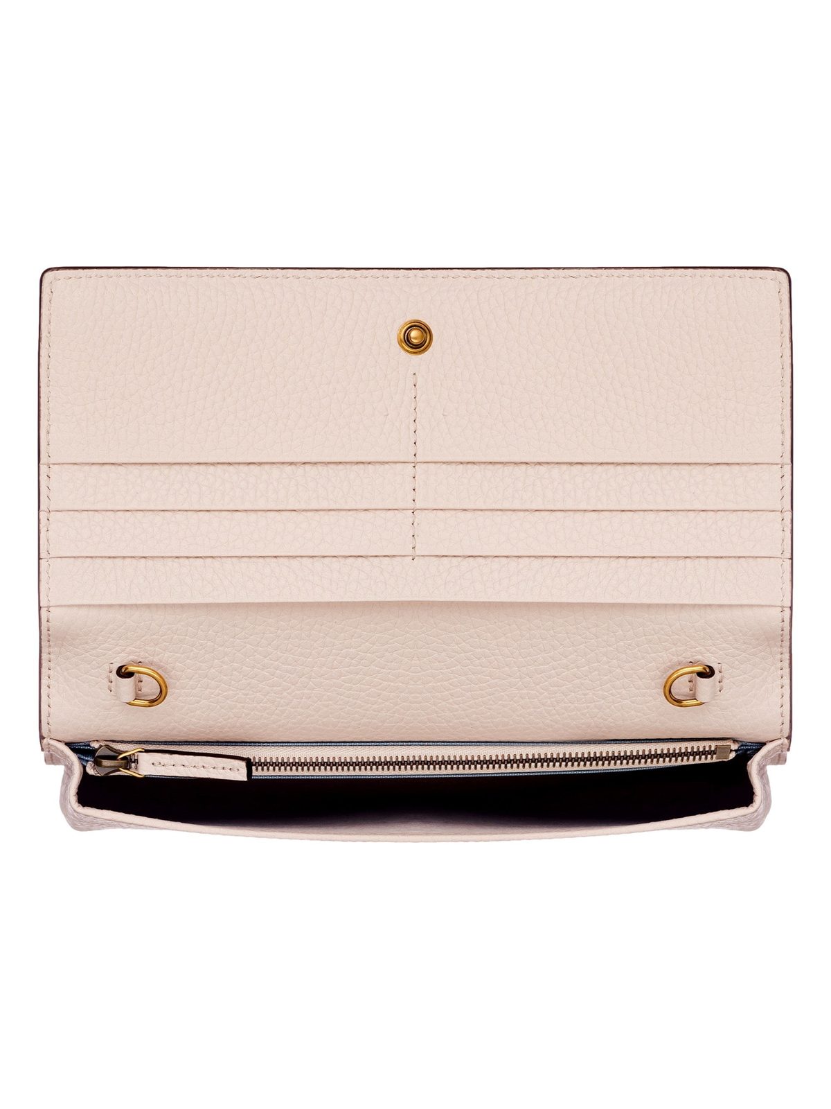 Gucci Interlocking GG Python Leather Bow Wallet on Chain Light Pink Gold Hardware