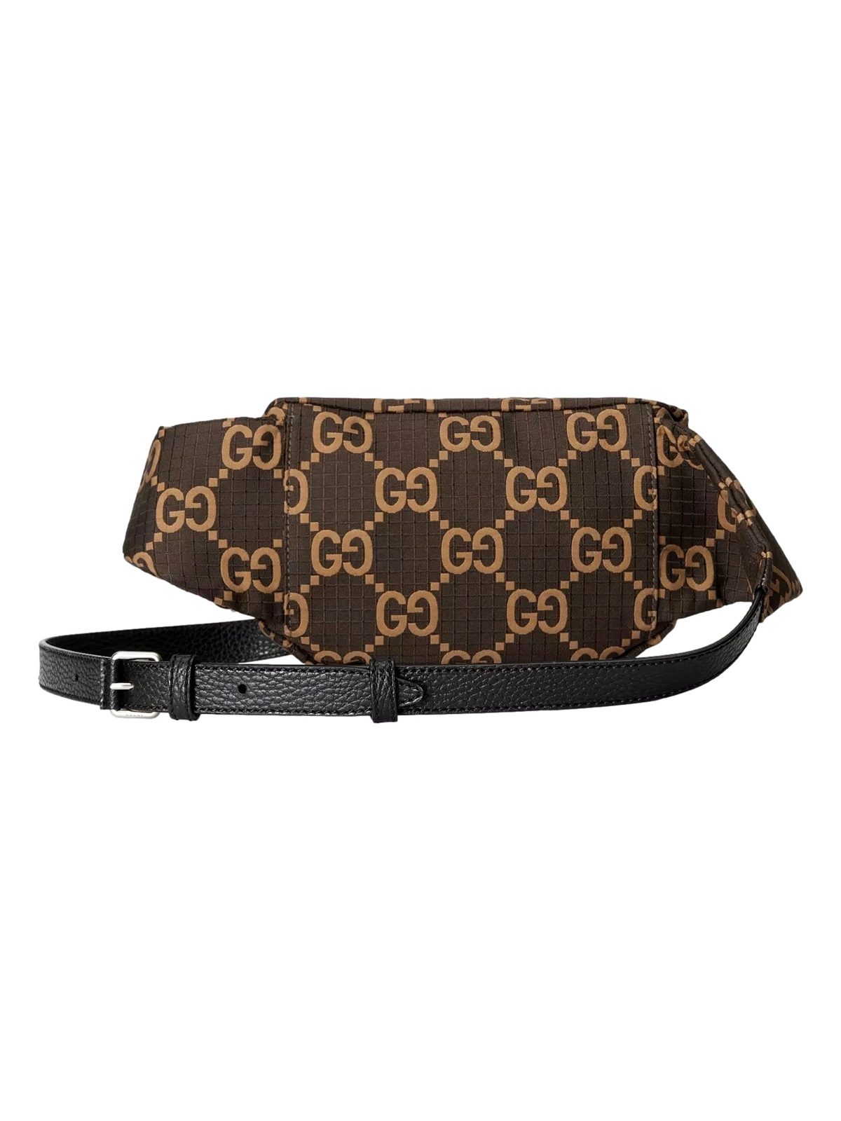 Gucci GG Ripstop Waist Bag Beige Brown Recycled Fabric Belt Bag