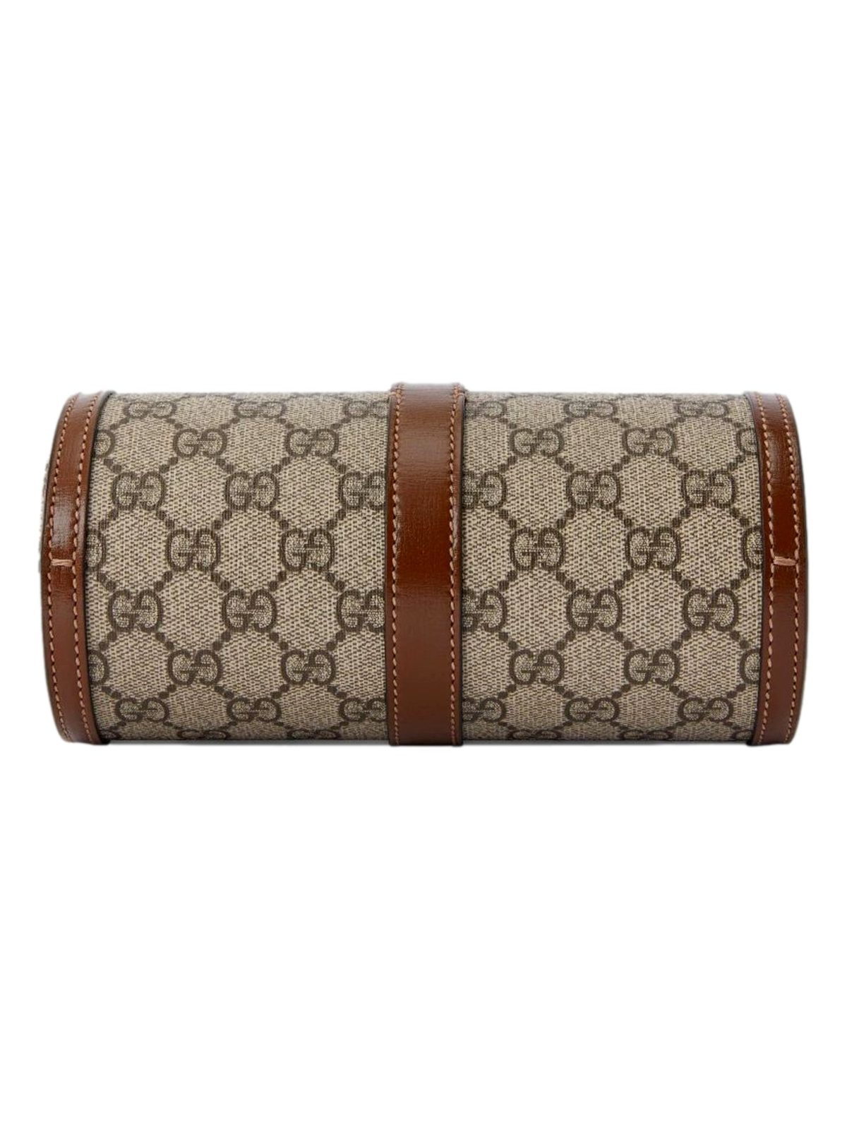 Gucci GG Supreme Canvas Leather Beige Brown Watch Case