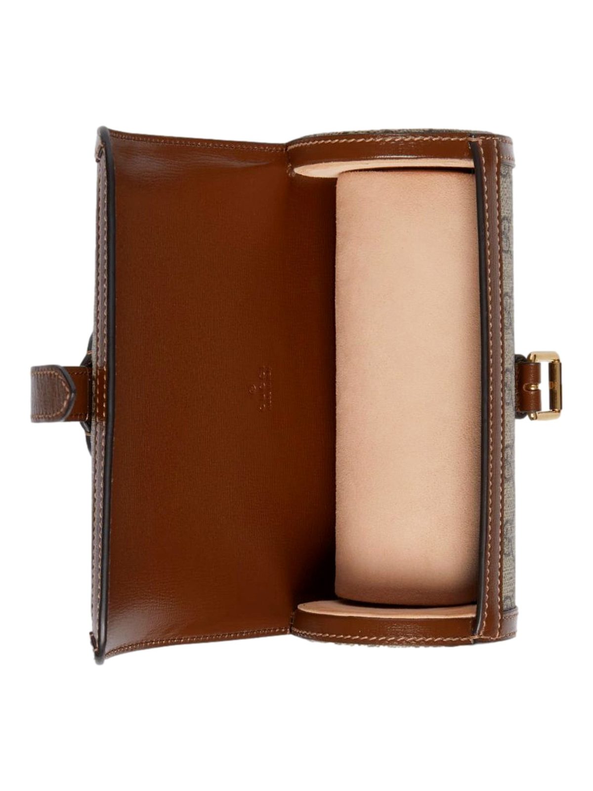 Gucci GG Supreme Canvas Leather Beige Brown Watch Case