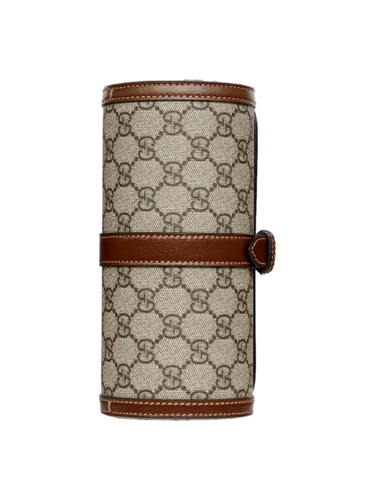 Gucci GG Supreme Canvas Leather Beige Brown Watch Case