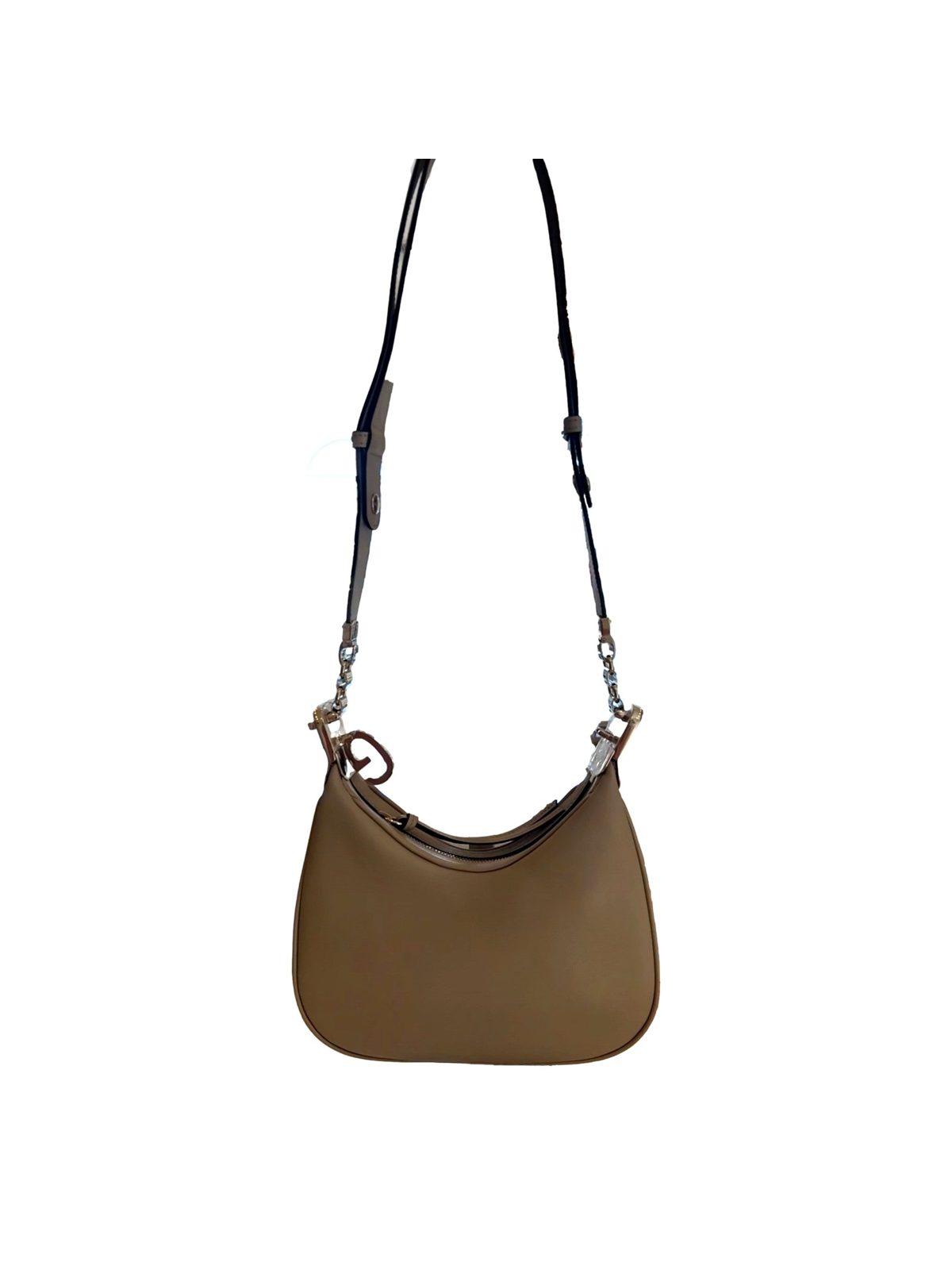 Gucci Attaché Small Shoulder Bag Beige Leather