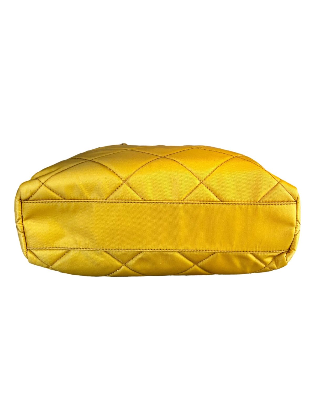 Prada Re-Edition Maize Yellow 1995 Chaîne Re-Nylon Tote Bag