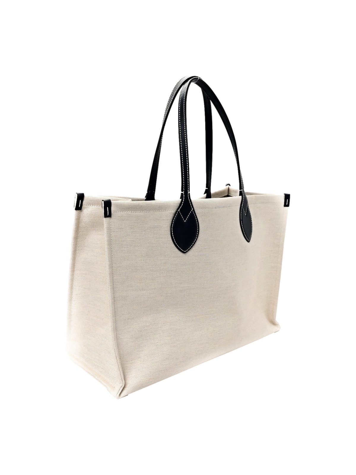 Gucci Logo Print Large Tote Bag Beige GG Supreme Canvas
