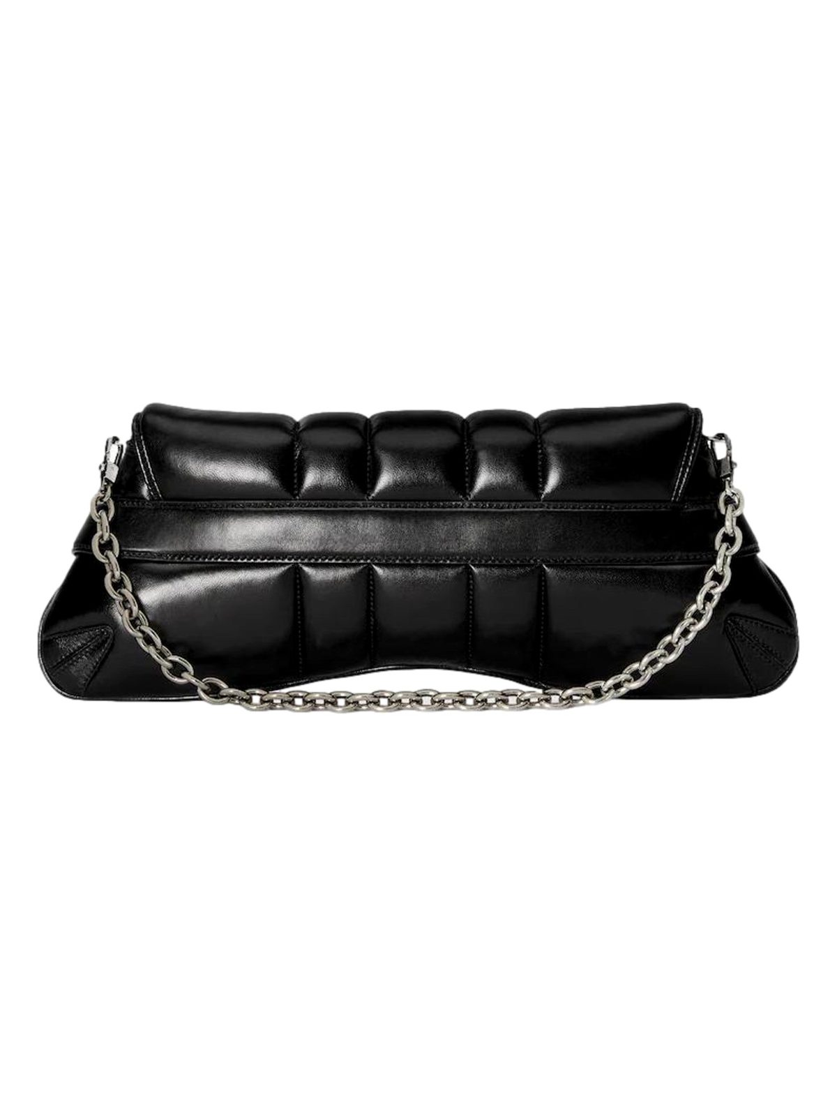 Gucci Horsebit Vertical Quilted Leather Medium Shoulder Bag Black