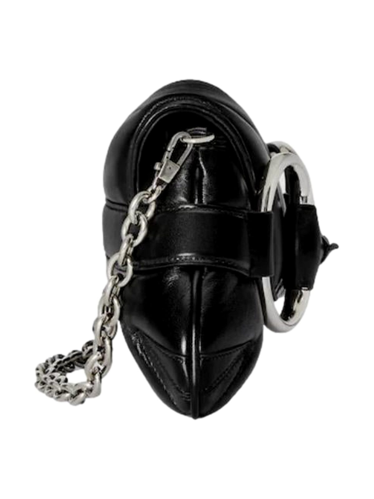 Gucci Horsebit Vertical Quilted Leather Medium Shoulder Bag Black