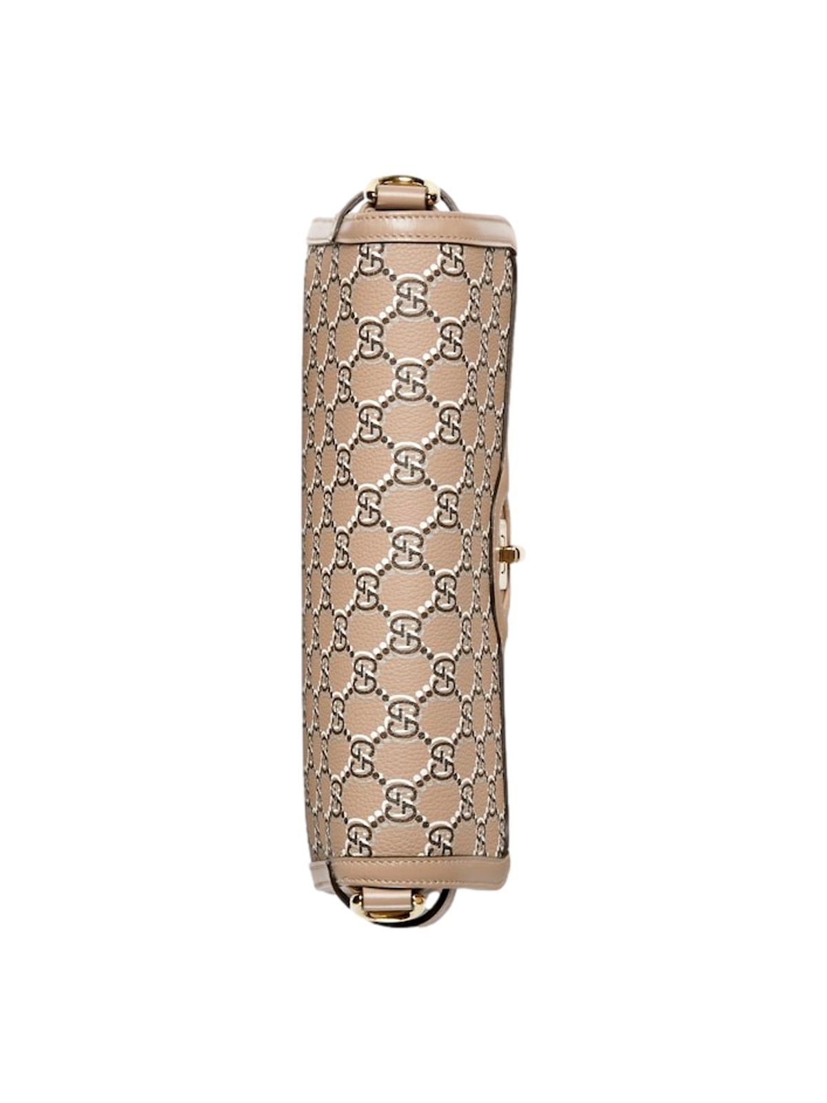 Gucci Luce Optical Printed GG Leather Beige Shoulder Bag
