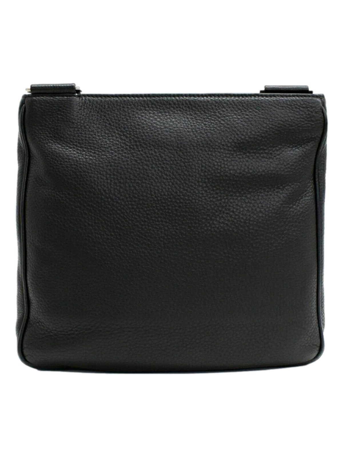 Prada City Vitello Leather Black Messenger Crossbody Bag