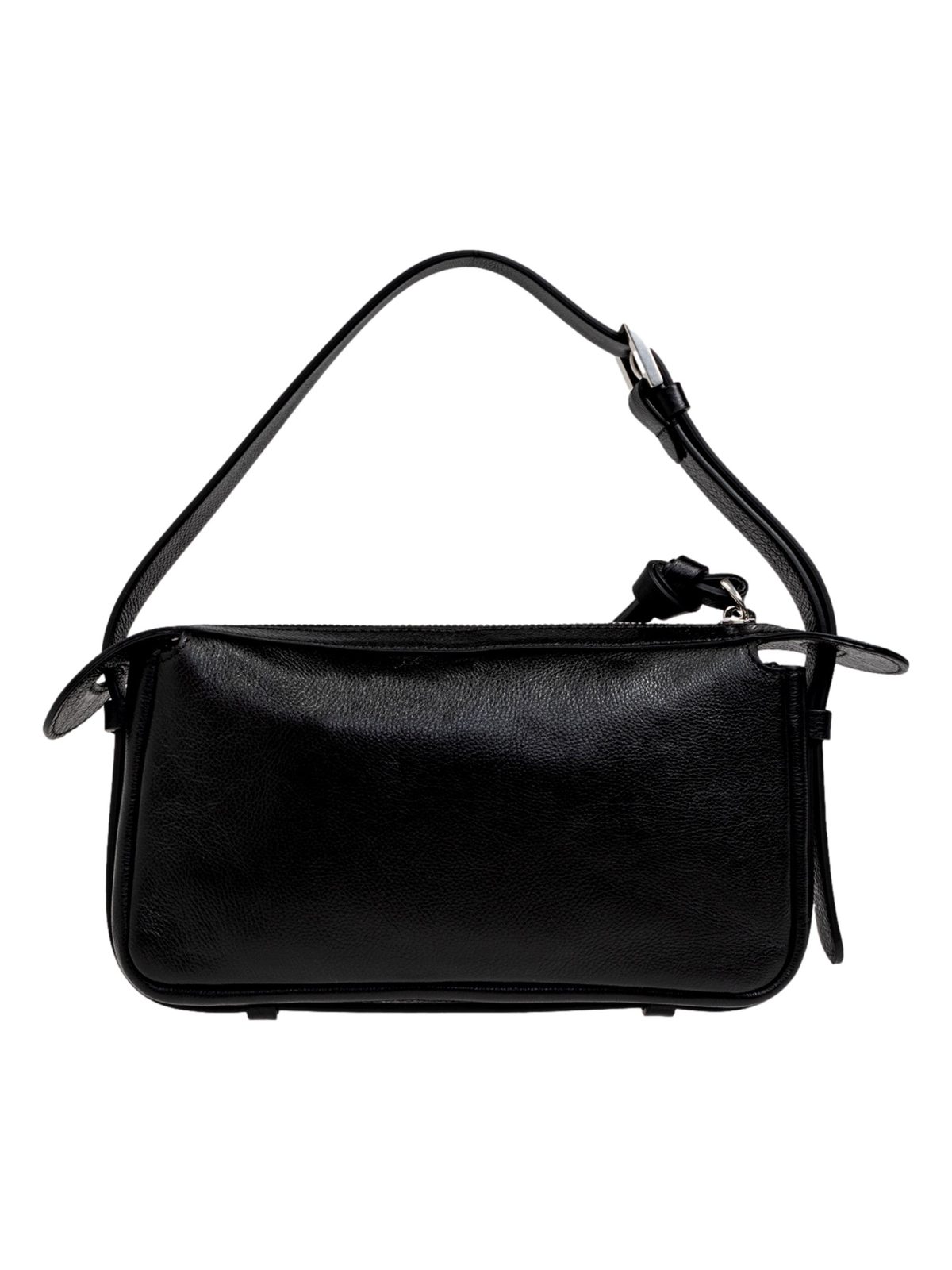 Fendi Simply Fendi Mini Black Leather Shoulder Bag