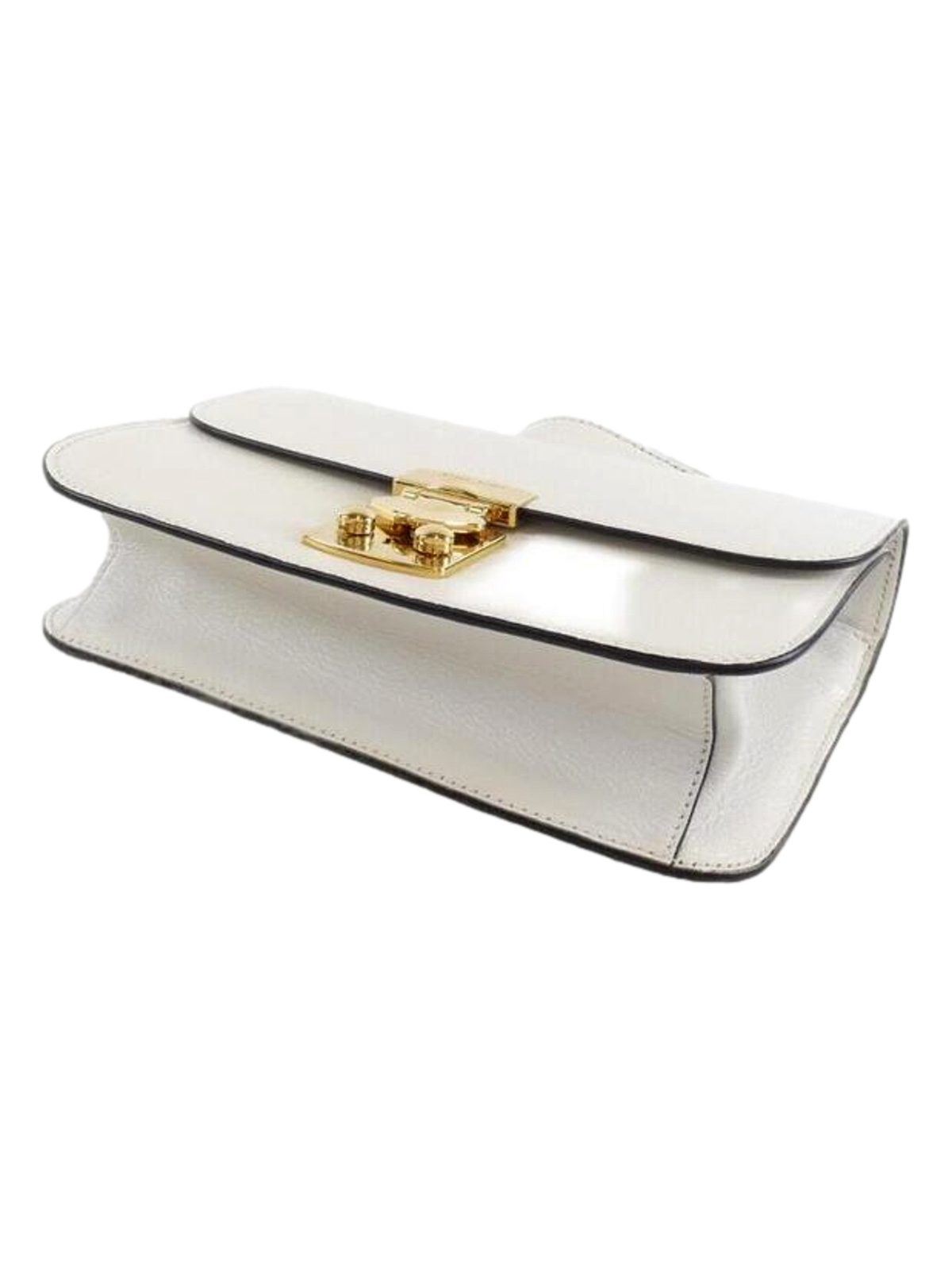 Miu Miu Madras White Leather Crossbody Bag
