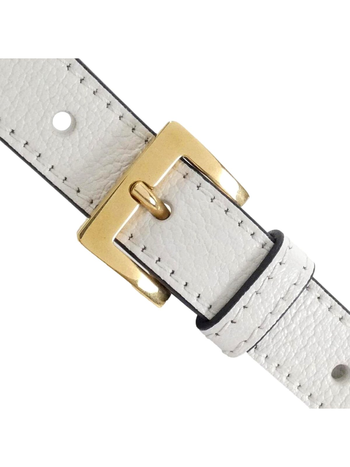 Miu Miu Madras White Leather Crossbody Bag