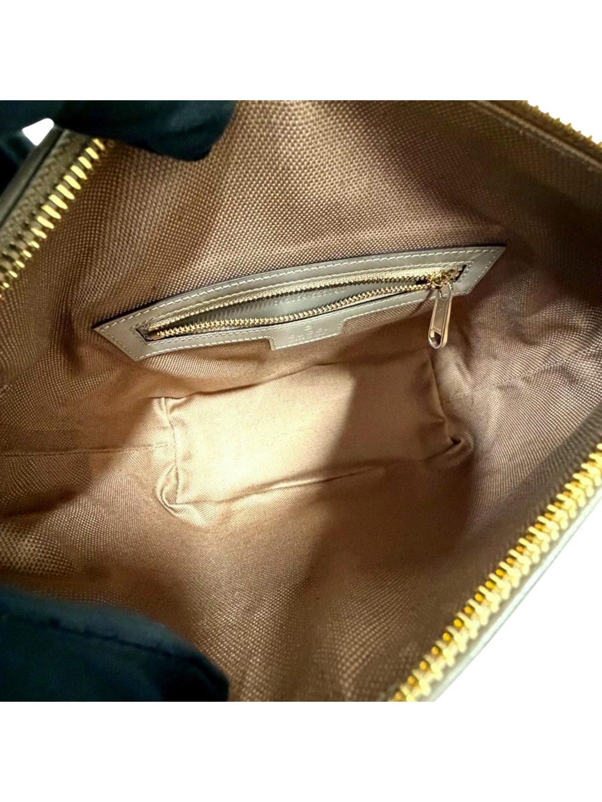 Gucci GG Shadow Monogram Canvas Beige Black Shoulder Bag