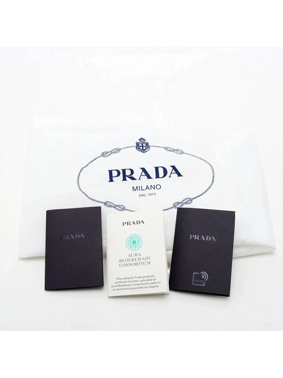 Prada 2Way Tessuto Nylon and Ostrich Leather Shoulder Handbag in Cielo Blue