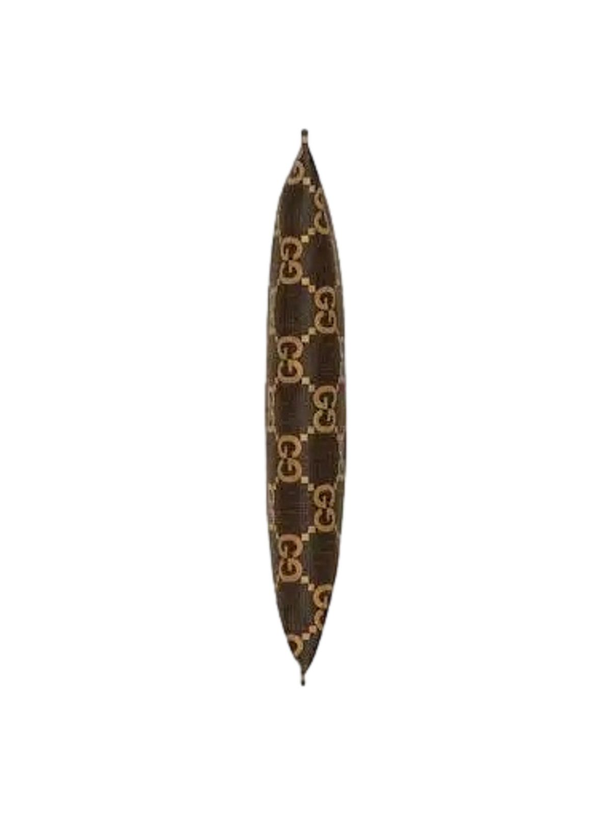 Gucci Ripstop Canvas Jumbo GG Large Clutch Wristlet Brown Beige