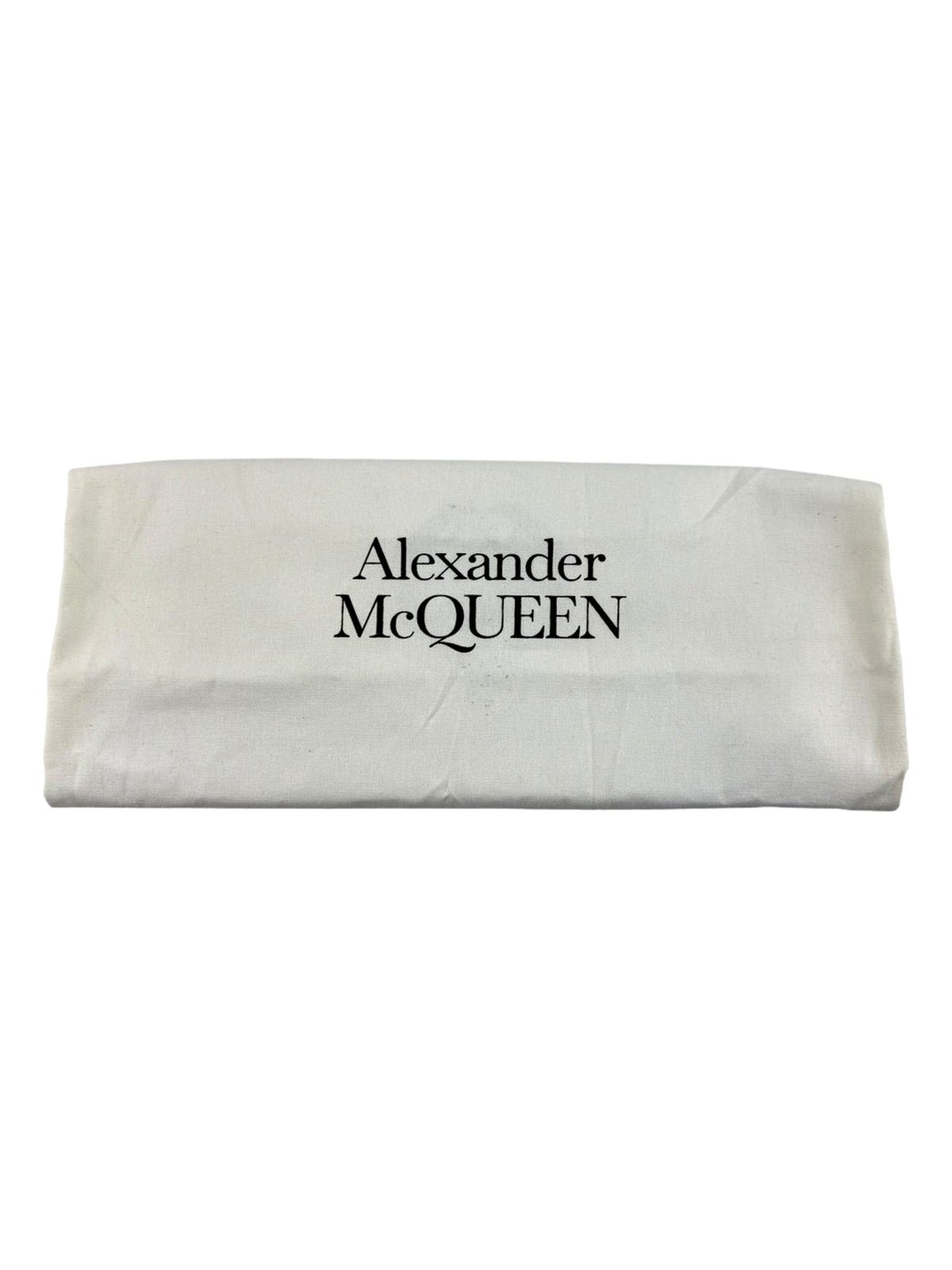 Alexander McQueen The Slash Skull Ring Clutch Bright Green Smooth Leather Silver Hardware