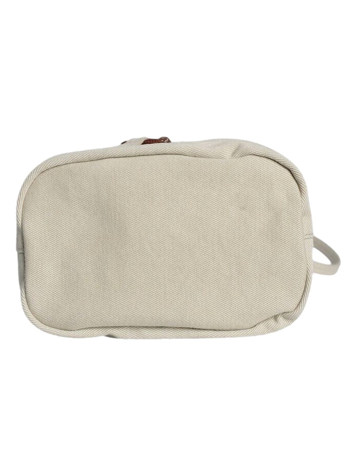 Miu Miu Gabardine Mini Bucket Bag in White