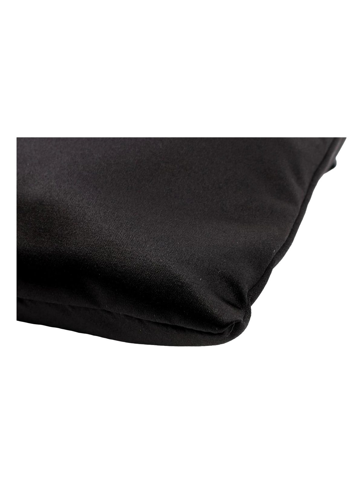 Miu Miu Duchesse Satin Mini Pouch Bag in Black