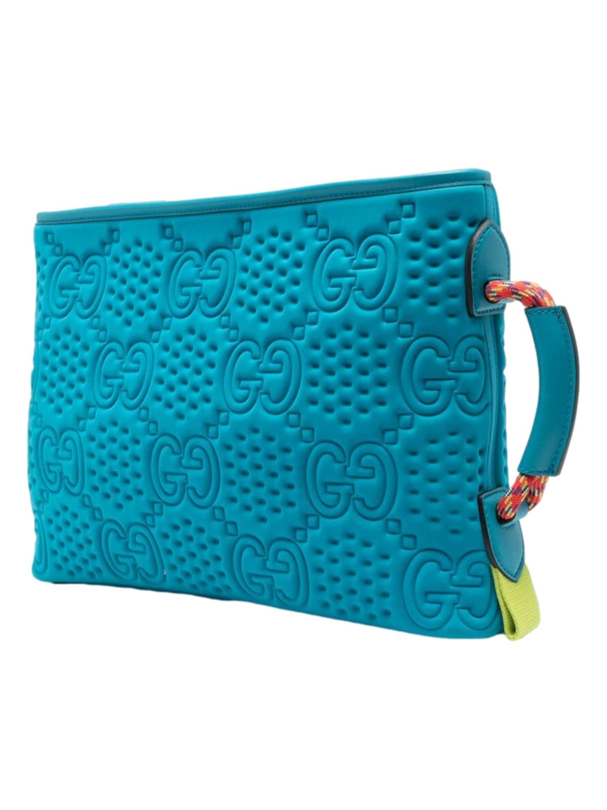 Gucci GG Scuba Pouch Small Clutch Bag Blue