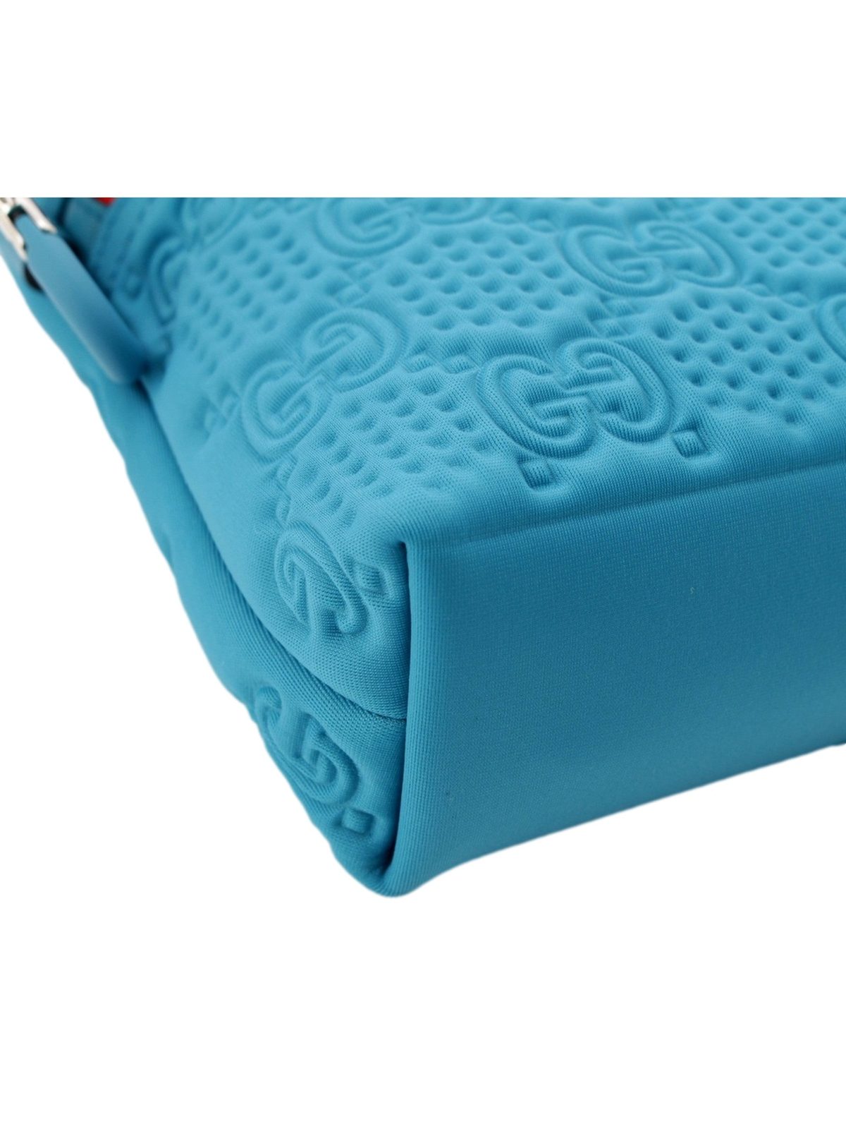 Gucci GG Scuba Pouch Small Clutch Bag Blue