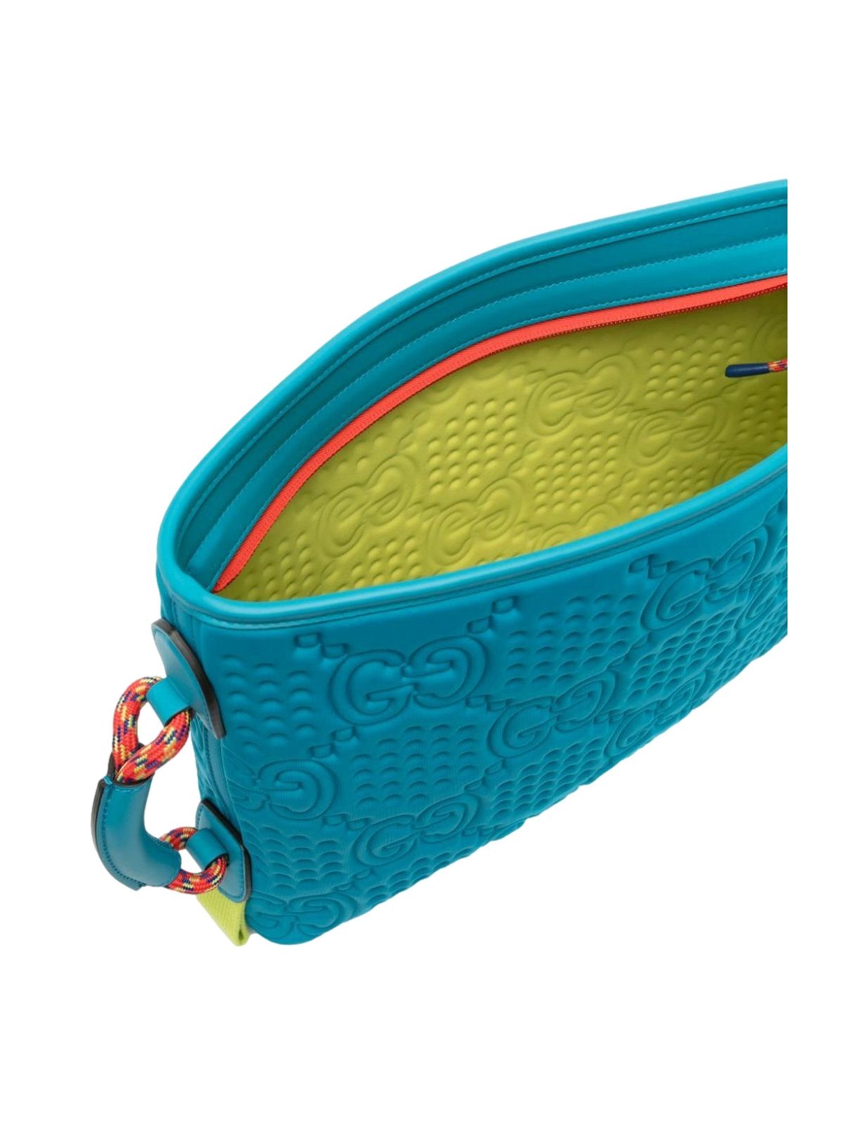 Gucci GG Scuba Pouch Small Clutch Bag Blue