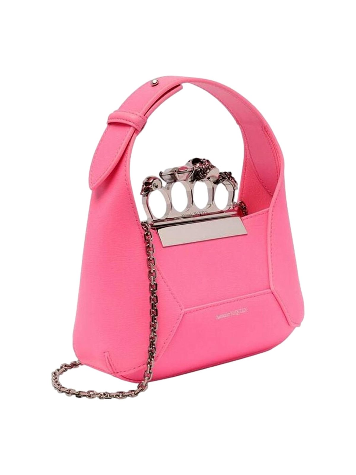 Alexander McQueen The Jewelled Hobo Mini Bag in Pink