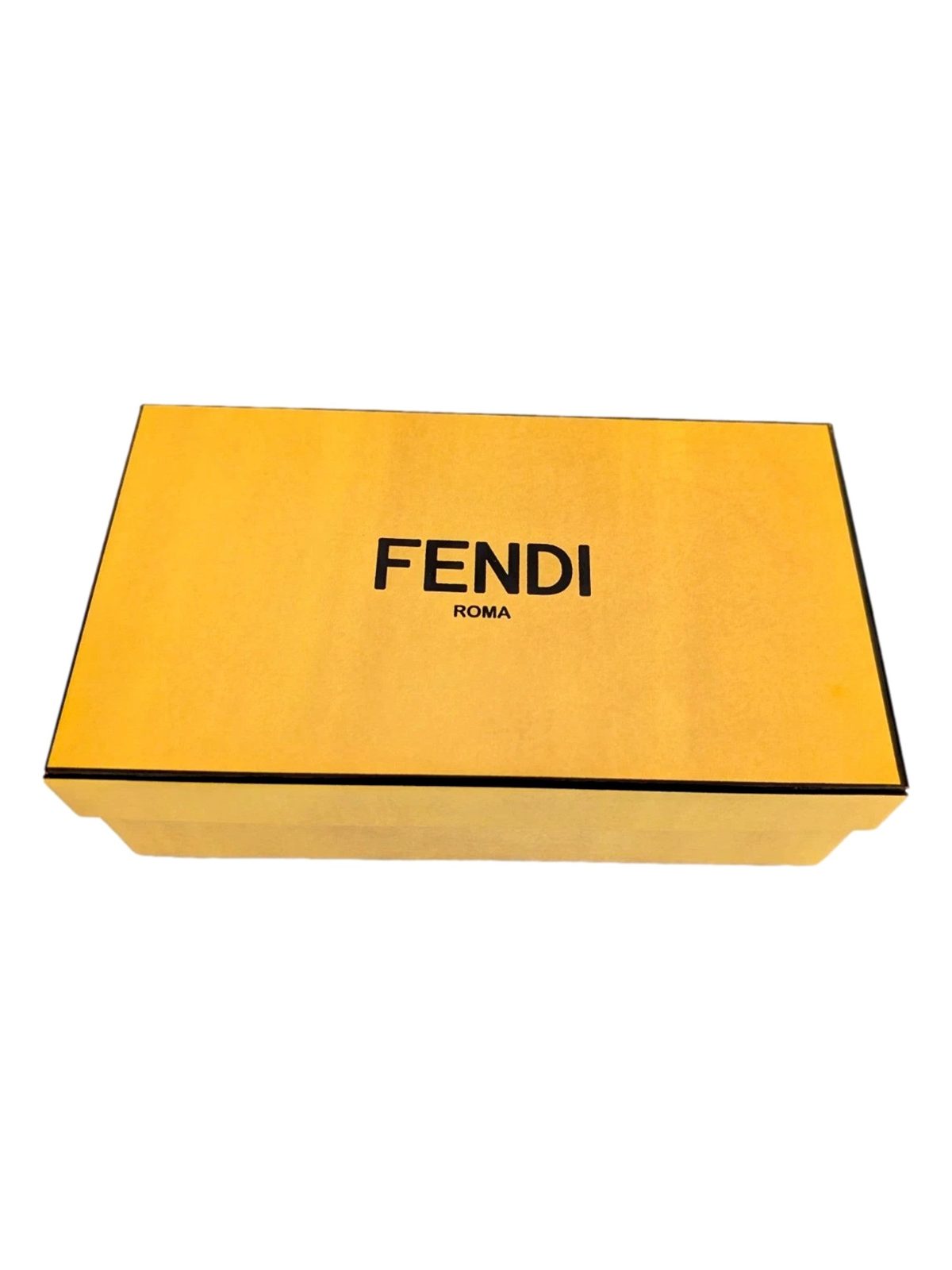 Fendi Baguette FF Embossed Lambskin Wallet on a Chain Crossbody in Light Blue