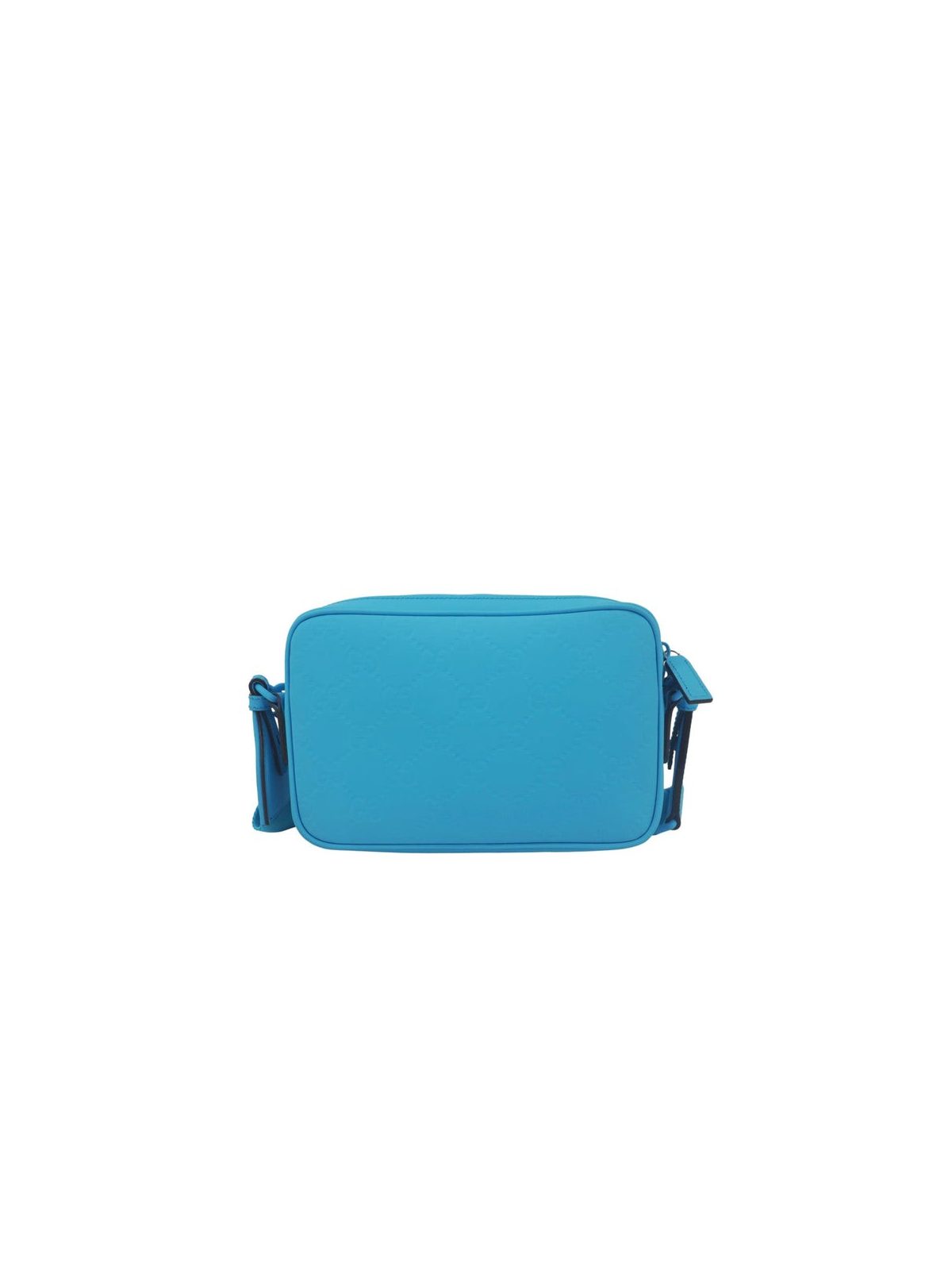 Gucci GG Rubber Effect Crossbody Bag in Blue
