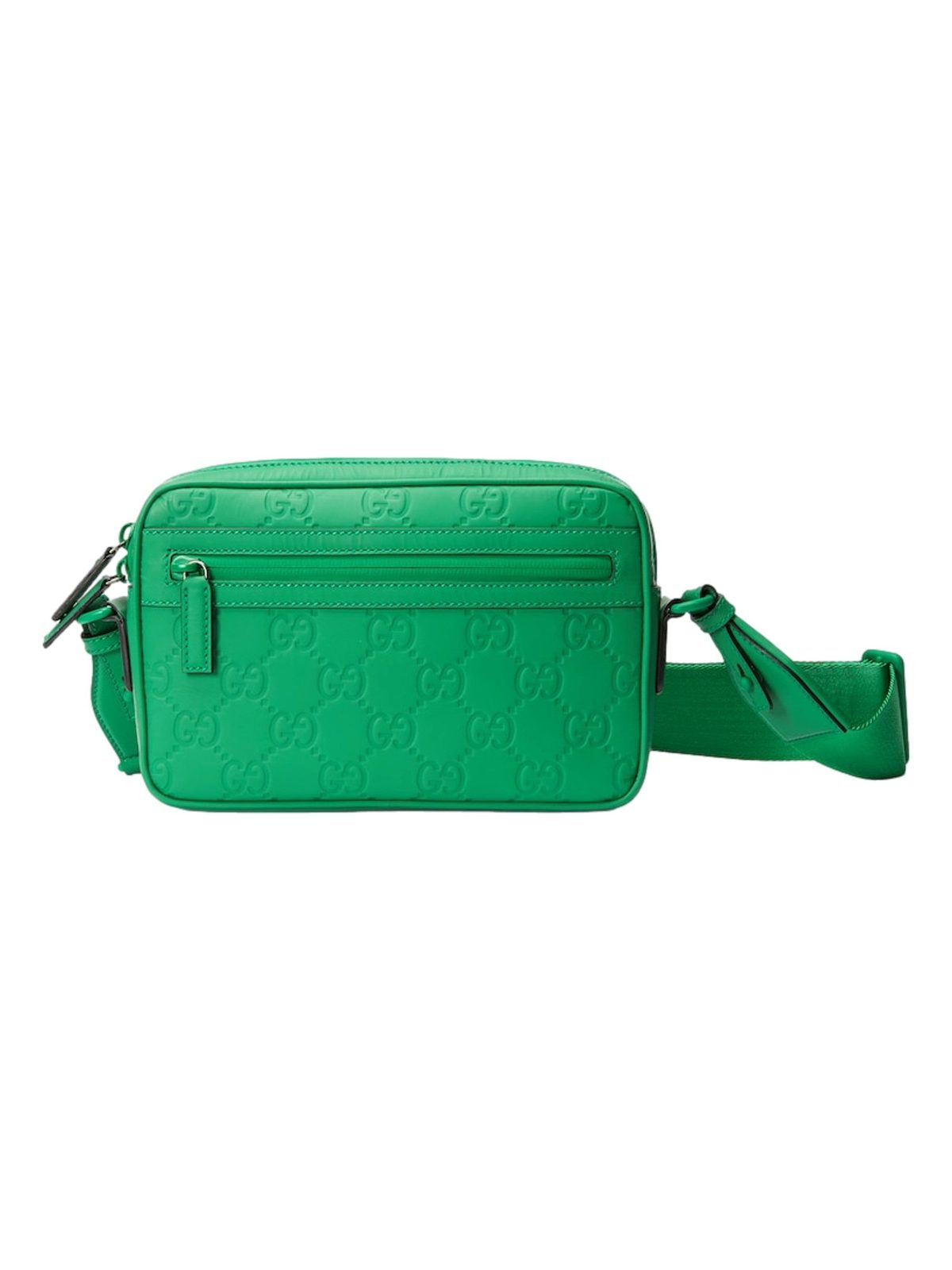 Gucci GG Rubber Effect Crossbody Bag in Green