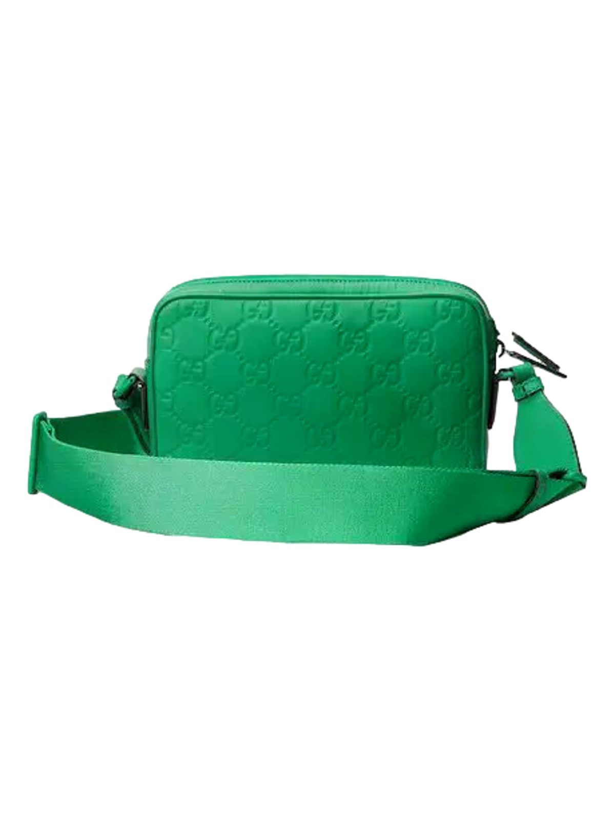 Gucci GG Rubber Effect Crossbody Bag in Green